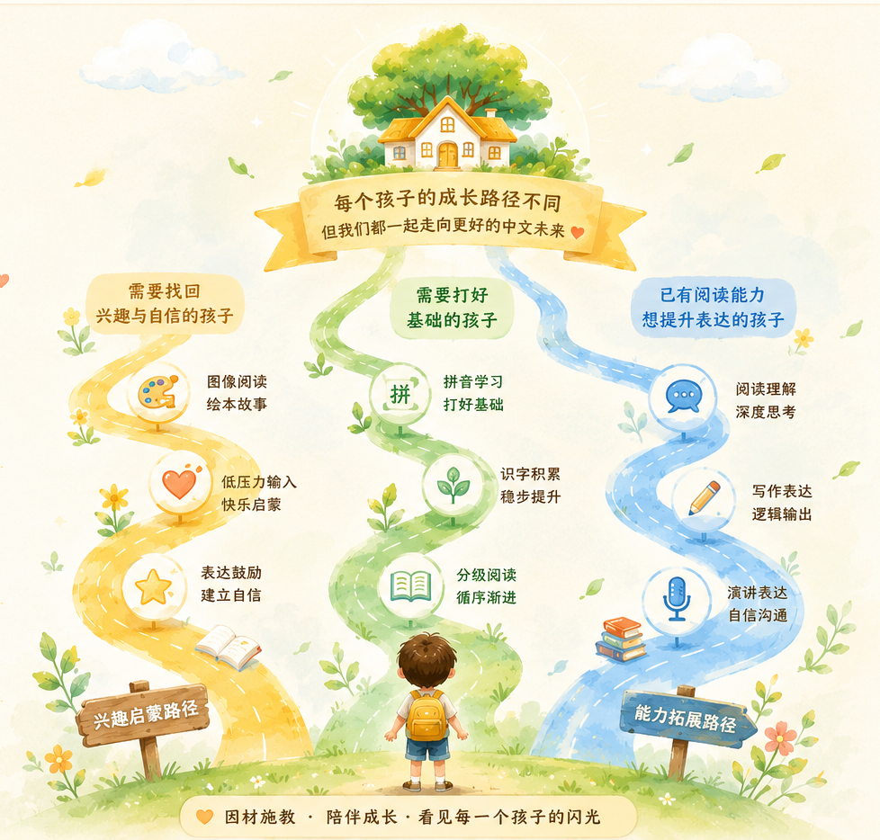 彬彬中文成长路径图